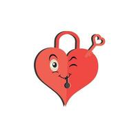 Heart funny cartoon character different pose. Cartoon red heart character with funny face. Happy cute heart emoji set. Love vector illustration. Valentine Day card