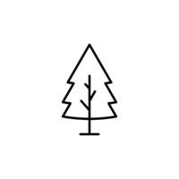 árbol aislado símbolo para diseño vector