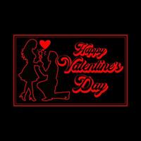 Valentine's day t-shirt design, valentine's day background, valentines day lettering concept vector