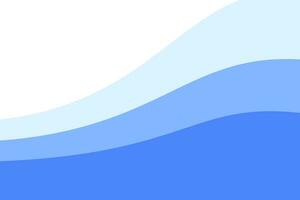 blue shade wave curve background. vector abstract background.