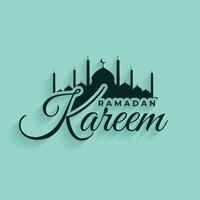 Ramadán kareem festival islámico diseño vector