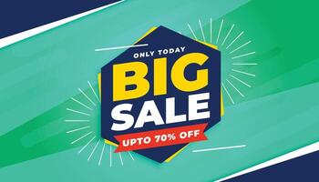 big sale banner template with offer details vector
