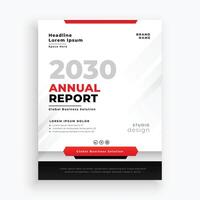 annual report professional flyer brochure template vector