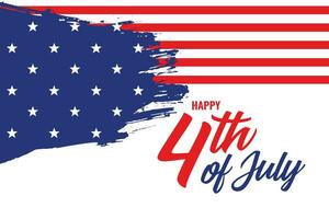 american independence day 4th of july background vector