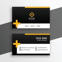clean business card template design vector