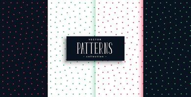 cute small polka dots pattern design vector