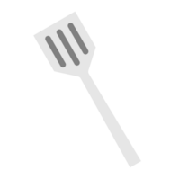 un plata metal espátula cocina utensilios para Cocinando png