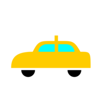 Taxi transport voiture sur blanc png