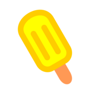 durian flavored ice cream stick illustration png