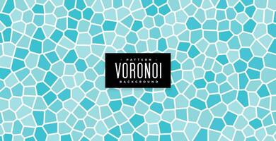 underwater tiles or bathroom wall blue voronoi pattern background vector