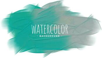abstract turquoise and gray watercolor texture background vector