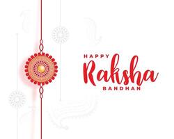 greeting design for raksha bandhan festival vector