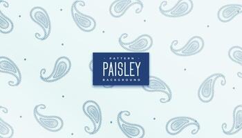 elegant paisley repetitive pattern texture vector