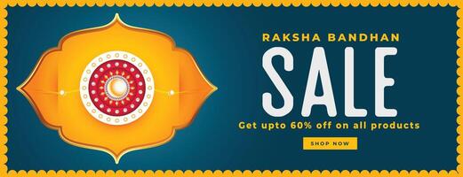 raksha bandhan sale banner in indian style design vector