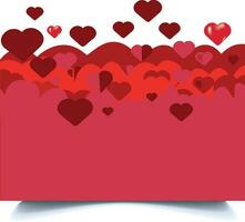 Valentines day banner design vector