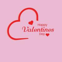 Valentines day love logo vector