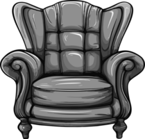 ai gegenereerd arm stoel clip art ontwerp illustraion png