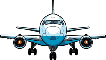 ai genererad flygplan ClipArt design illustration png