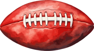 ai généré américain Football Balle clipart conception illustration png