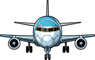 ai genererad flygplan ClipArt design illustration png