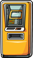 ai gerado atm máquina clipart Projeto ilustração png