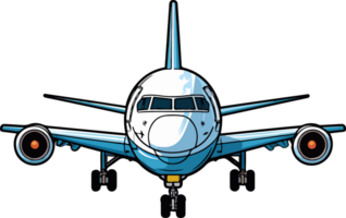 ai genererad flygplan ClipArt design illustration png