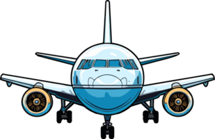 ai genererad flygplan ClipArt design illustration png