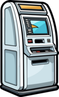 AI generated Atm machine clipart design illustration png