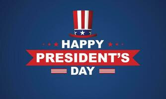 President's Day Background Design. Banner, Poster, Greeting Card. Vector Illustration.