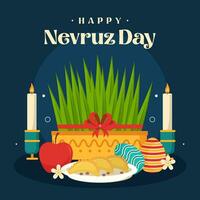 Nevruz Day illustration vector background. Vector eps 10