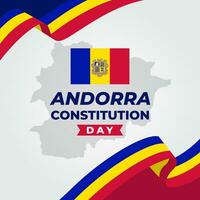 Happy Constitution Day illustration vector background. The day of Andorra vector background. Vector eps 10