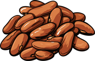 AI generated Beans clipart design illustration png