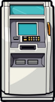 AI generated Atm machine clipart design illustration png