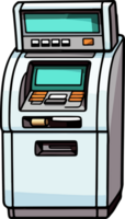 ai generato ATM macchina clipart design illustrazione png