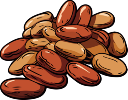 AI generated Beans clipart design illustration png