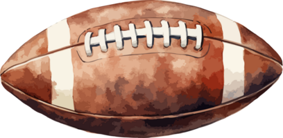 ai généré américain Football Balle clipart conception illustration png