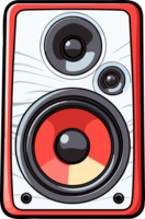 AI generated Audio speaker clipart design illustration png