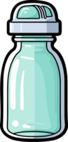 AI generated Baby bottle clipart design illustration png