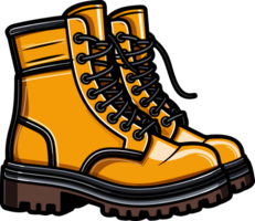 AI generated Boots clipart design illustration png