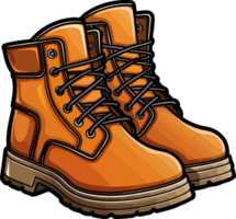 AI generated Boots clipart design illustration png