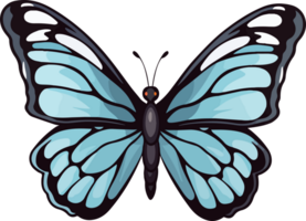 AI generated Butterfly clipart design illustration png