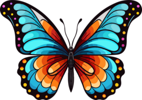 ai generado mariposa clipart diseño ilustración png