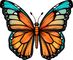 ai gerado borboleta clipart Projeto ilustração png
