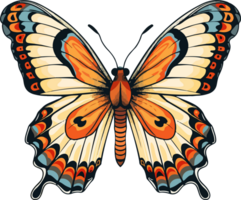 AI generated Butterfly clipart design illustration png