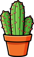 ai généré cactus clipart conception illustration png