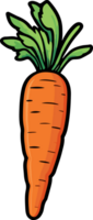 AI generated Carrot clipart design illustration png