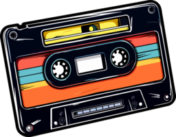 ai généré casette ruban clipart conception illustration png