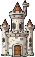 ai generato castello Torre clipart design illustrazione png