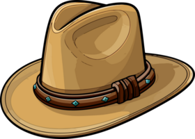 ai gegenereerd cowboy hoed clip art ontwerp illustratie png