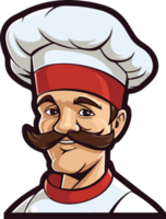 AI generated Chef clipart design illustration png